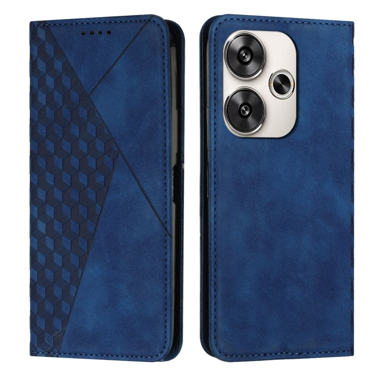 Diamond Splicing Skin Feel Magnetic Leather Phone Case
