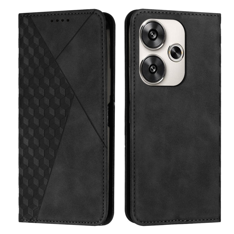 Diamond Splicing Skin Feel Magnetic Leather Phone Case