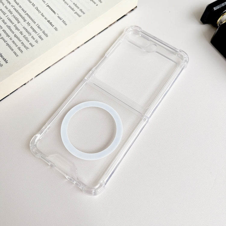 Magsafe Magnetic Transparent Shockproof Phone Case, For Samsung Galaxy Z Fold5 5G, For Samsung Galaxy Z Flip5 5G