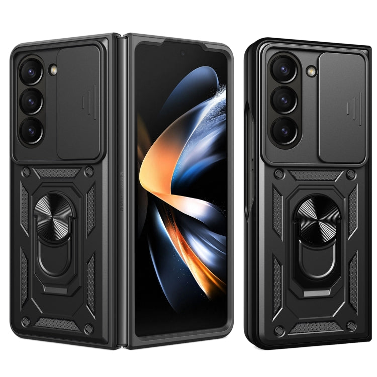 Sliding Camera Cover Design TPU+PC Phone Case, For Samsung Galaxy Z Fold6, For Samsung Galaxy Z Fold5