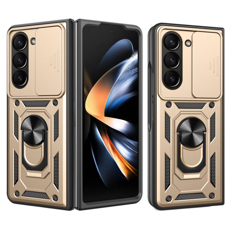 Sliding Camera Cover Design TPU+PC Phone Case, For Samsung Galaxy Z Fold6, For Samsung Galaxy Z Fold5