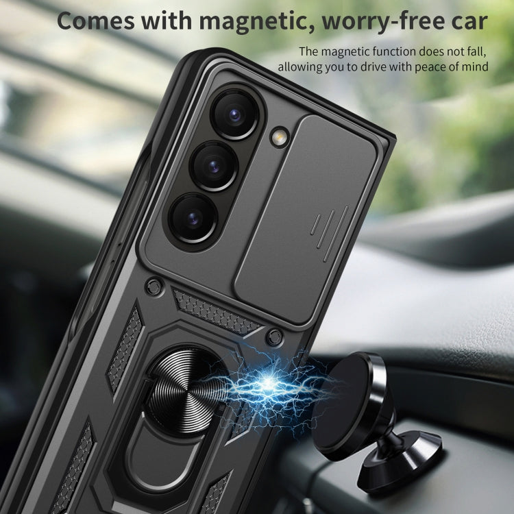 Sliding Camera Cover Design TPU+PC Phone Case, For Samsung Galaxy Z Fold6, For Samsung Galaxy Z Fold5