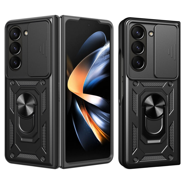 Sliding Camera Cover Design TPU+PC Phone Case, For Samsung Galaxy Z Fold6, For Samsung Galaxy Z Fold5