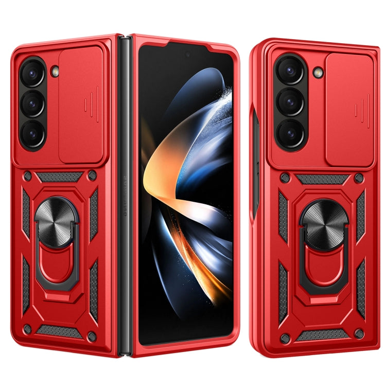Sliding Camera Cover Design TPU+PC Phone Case, For Samsung Galaxy Z Fold6, For Samsung Galaxy Z Fold5