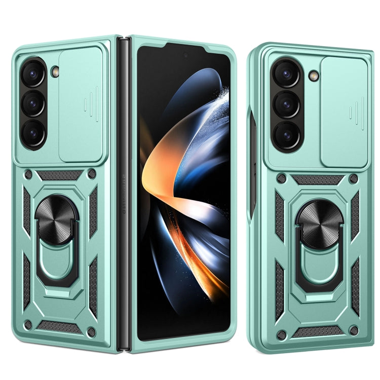 Sliding Camera Cover Design TPU+PC Phone Case, For Samsung Galaxy Z Fold6, For Samsung Galaxy Z Fold5
