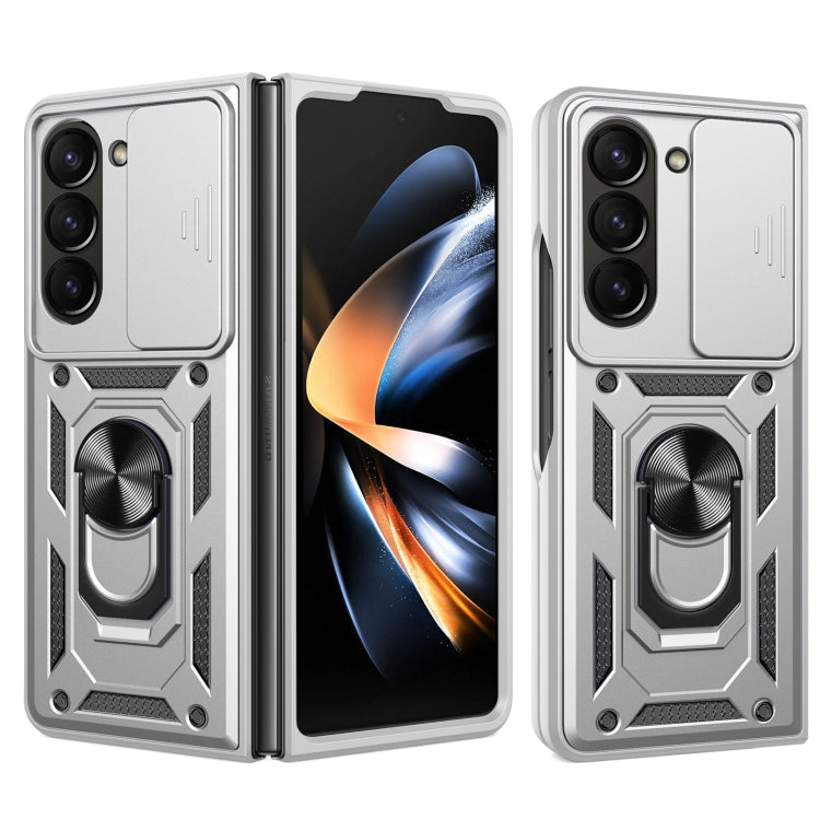 Sliding Camera Cover Design TPU+PC Phone Case, For Samsung Galaxy Z Fold6, For Samsung Galaxy Z Fold5