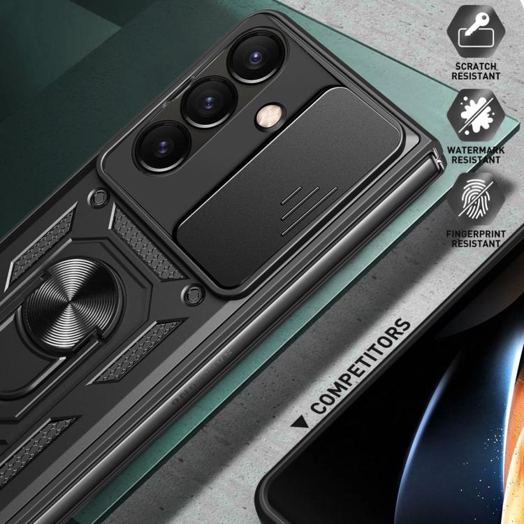 Sliding Camera Cover Design TPU+PC Phone Case, For Samsung Galaxy Z Fold8, For Samsung Galaxy Z Fold7, For Samsung Galaxy Z Fold6