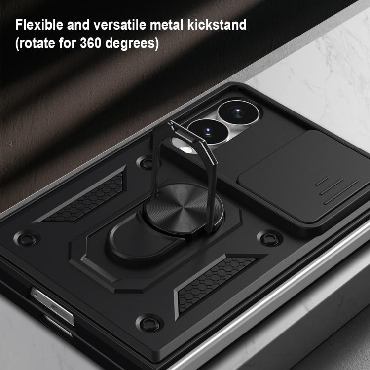 Sliding Camera Cover Design TPU+PC Phone Case, For Galaxy Z Fold8 5G, For Galaxy Z Fold8 Ultra 5G, For Samsung Galaxy Z Fold7