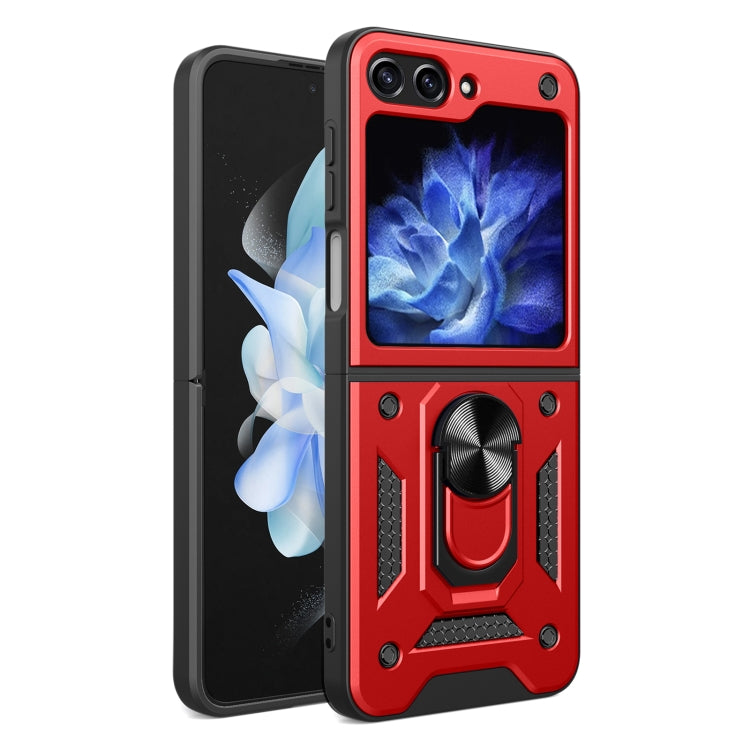 Armor Magnetic Bracket TPU+PC Phone Case, For Samsung Galaxy Z Flip5