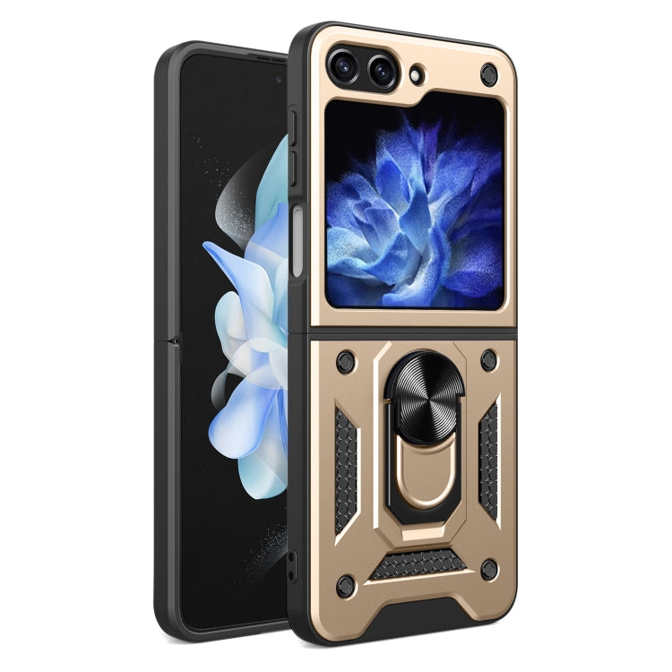 Armor Magnetic Bracket TPU+PC Phone Case, For Samsung Galaxy Z Flip5