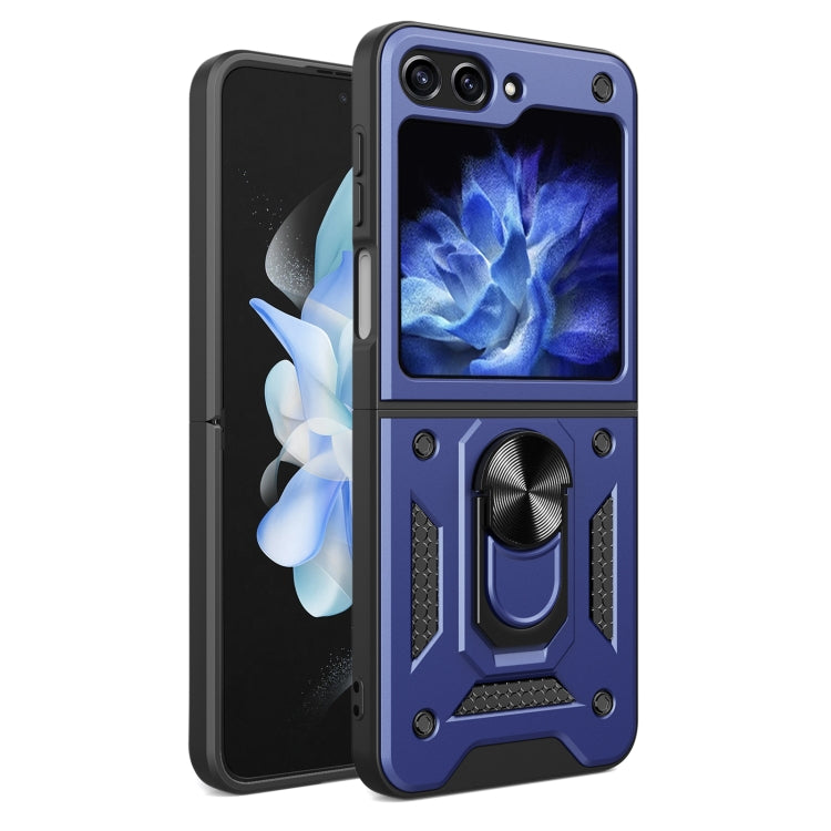Coque Armor avec support magnétique en TPU et PC pour Samsung Galaxy Z Flip6 et Samsung Galaxy Z Flip5