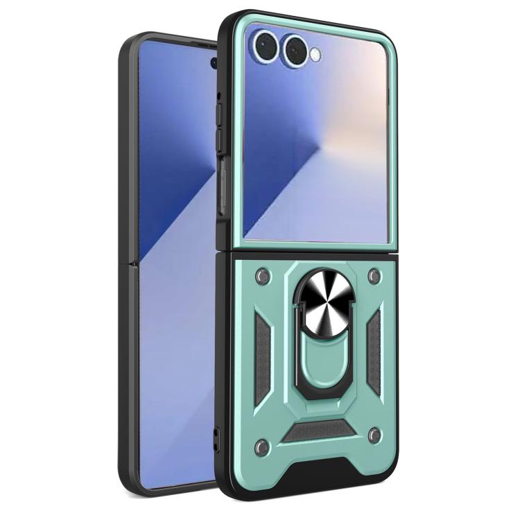 Armor Magnetic Bracket TPU+PC Phone Case, For Samsung Galaxy Z Flip8 5G, For Samsung Galaxy Z Flip7, For Samsung Galaxy Z Flip6