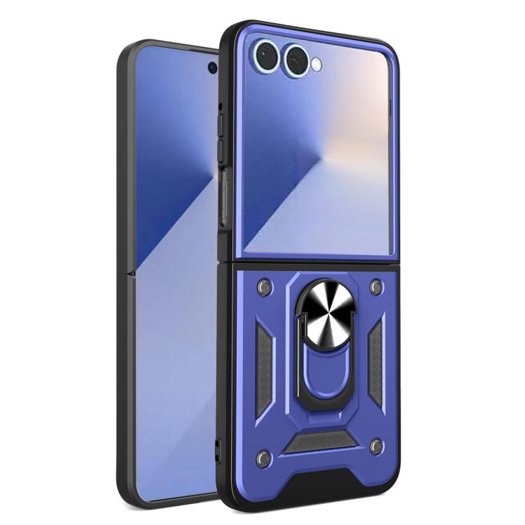 Armor Magnetic Bracket TPU+PC Phone Case, For Samsung Galaxy Z Flip8 5G, For Samsung Galaxy Z Flip7, For Samsung Galaxy Z Flip6