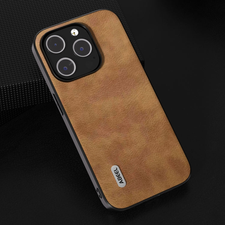 ABEEL Retro Litchi Texture PU Phone Case, For iPhone 15 Pro Max, For iPhone 15 Pro, For iPhone 15 Plus, For iPhone 15, For iPhone 14 Plus, For iPhone 14