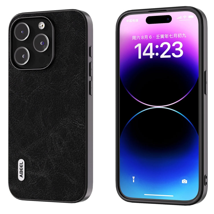 ABEEL Dream Litchi Texture PU Phone Case, For iPhone 15 Pro Max, For iPhone 15 Pro, For iPhone 15 Plus, For iPhone 15, For iPhone 14 Plus, For iPhone 14
