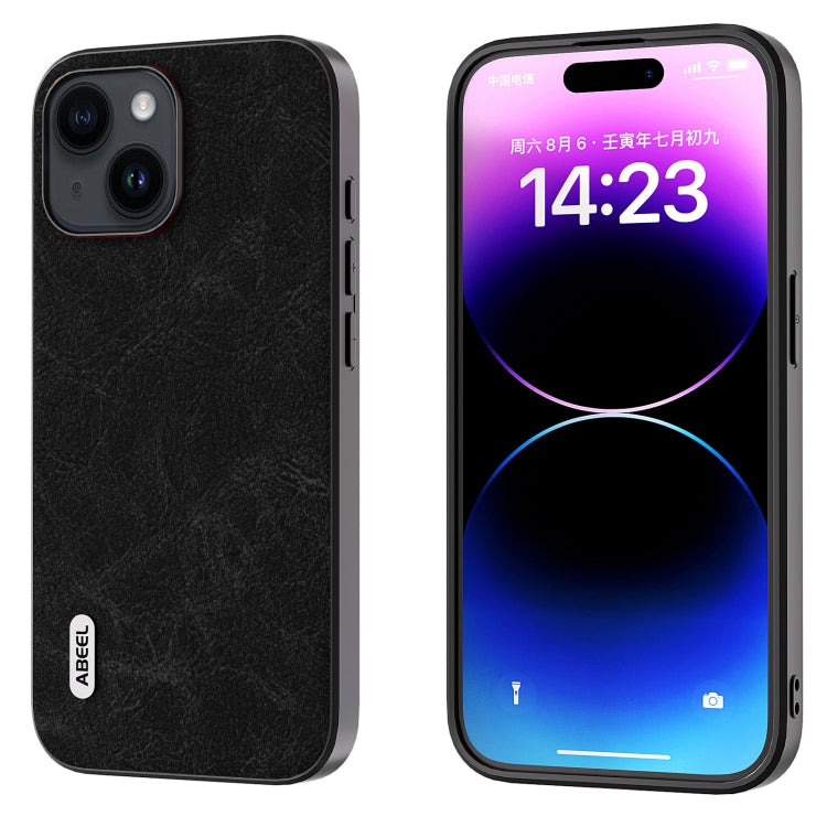 ABEEL Dream Litchi Texture PU Phone Case, For iPhone 15 Pro Max, For iPhone 15 Pro, For iPhone 15 Plus, For iPhone 15, For iPhone 14 Plus, For iPhone 14