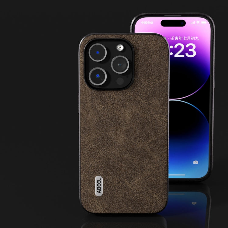 ABEEL Dream Litchi Texture PU Phone Case, For iPhone 14 Pro, For iPhone 14 Pro Max