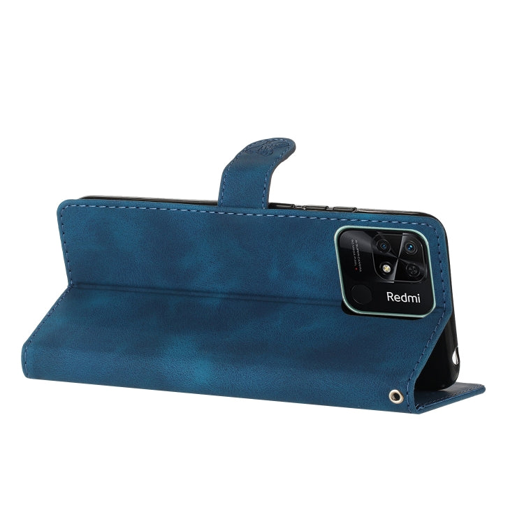 Flower Butterfly Embossing Pattern Leather Phone Case