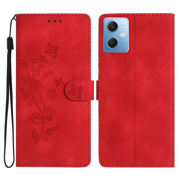 Flower Butterfly Embossing Pattern Leather Phone Case, For Xiaomi Redmi Note 12 5G, For Xiaomi 13 Pro, For Xiaomi 13, For Xiaomi 12T / 12T Pro