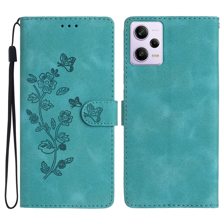 Flower Butterfly Embossing Pattern Leather Phone Case, For Xiaomi Redmi Note 12S, For Xiaomi Redmi 13C 4G, For Xiaomi Redmi Note 12 Pro 5G, For Xiaomi 13T