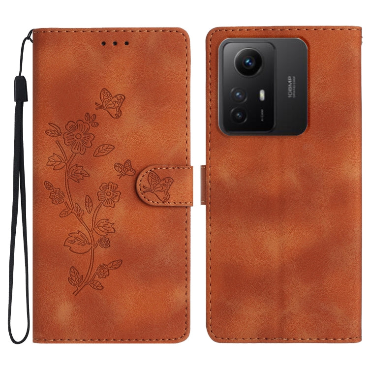 Flower Butterfly Embossing Pattern Leather Phone Case, For Xiaomi Redmi Note 12S, For Xiaomi Redmi 13C 4G, For Xiaomi Redmi Note 12 Pro 5G, For Xiaomi 13T