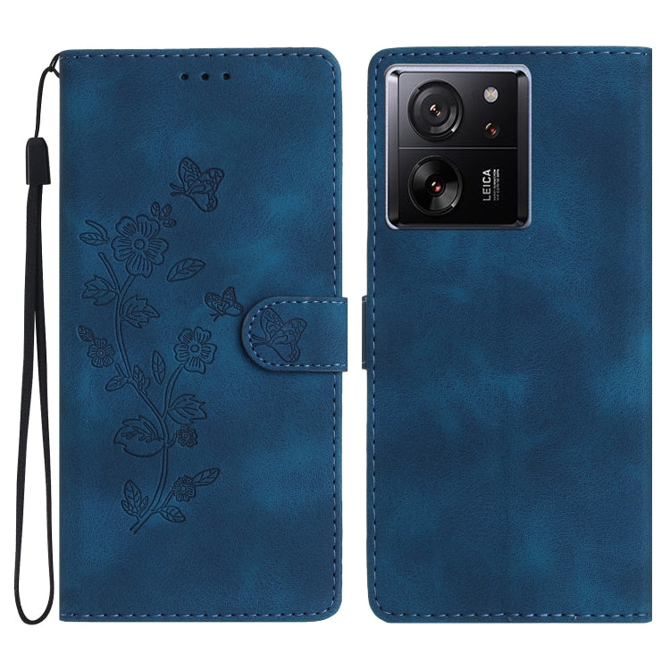 Flower Butterfly Embossing Pattern Leather Phone Case, For Xiaomi Redmi Note 12S, For Xiaomi Redmi 13C 4G, For Xiaomi Redmi Note 12 Pro 5G, For Xiaomi 13T
