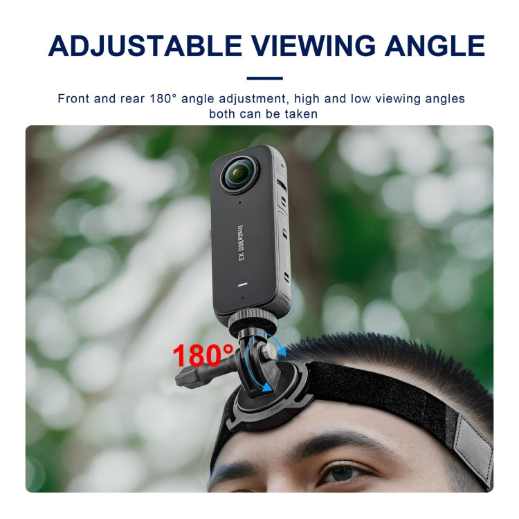 STARTRC Action Camera Magnetic POV View Bracket, Quick Release Headband, Quick Release Wristband, 2 in 1 Quick Release Headband Wristband