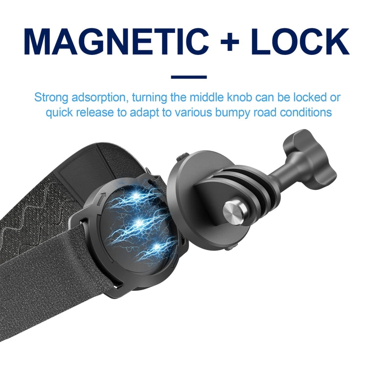 STARTRC Action Camera Magnetic POV View Bracket, Quick Release Headband, Quick Release Wristband, 2 in 1 Quick Release Headband Wristband