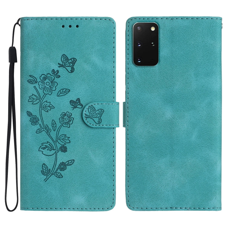 Flower Butterfly Embossing Pattern Leather Phone Case