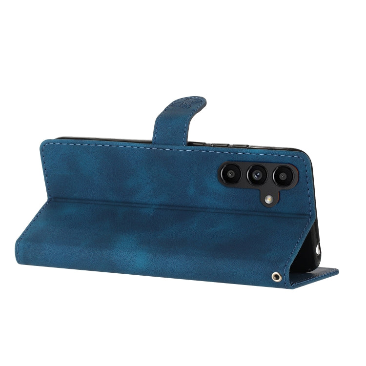 Flower Butterfly Embossing Pattern Leather Phone Case