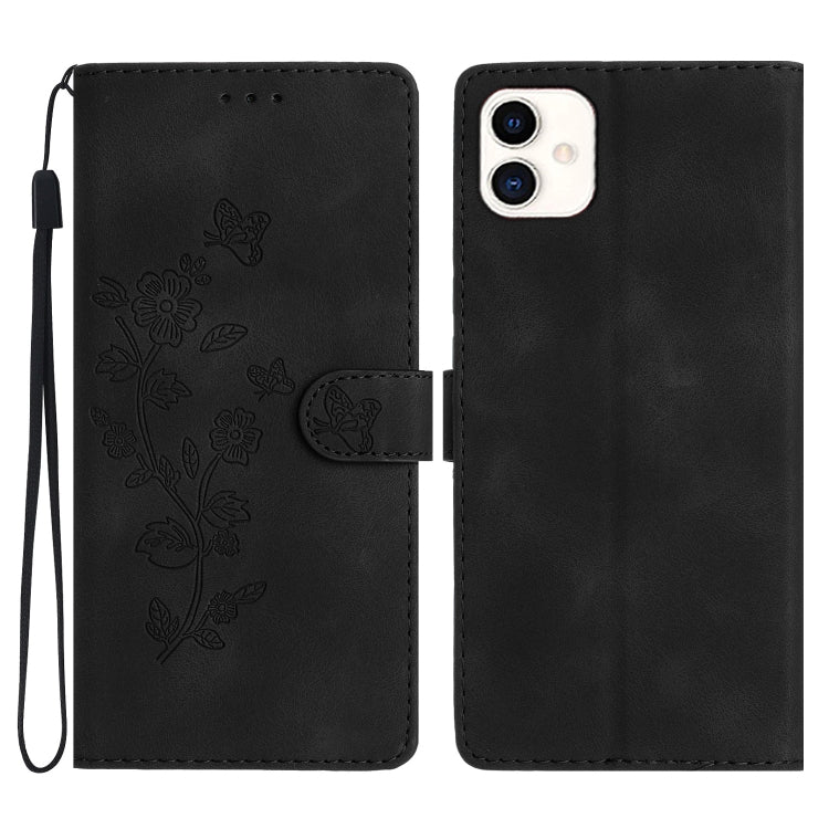 Flower Butterfly Embossing Pattern Leather Phone Case, For Samsung Galaxy A23 5G, For Samsung Galaxy A05, For Samsung Galaxy A04 Core, For Samsung Galaxy S24+ 5G