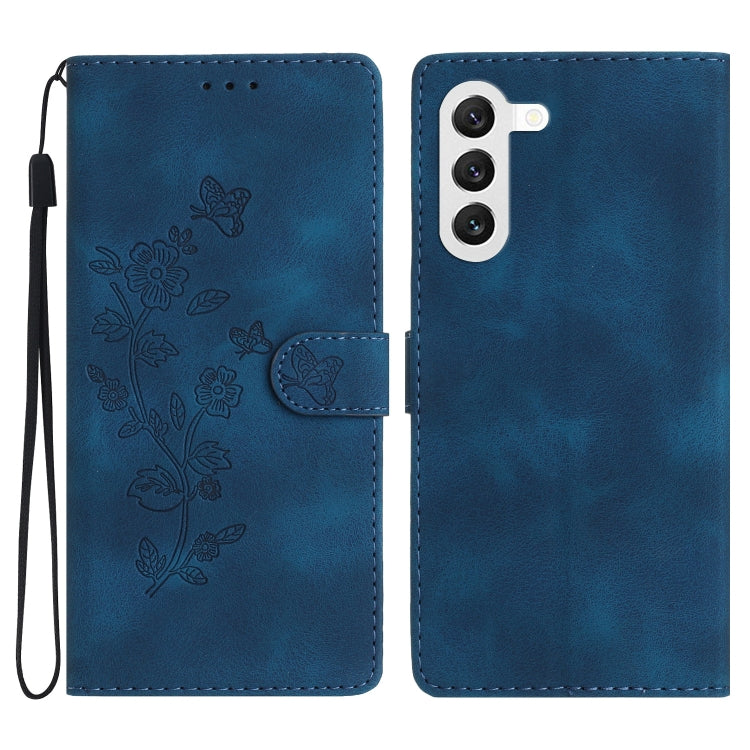 Flower Butterfly Embossing Pattern Leather Phone Case, For Samsung Galaxy A04 Core, For Samsung Galaxy A05s, For Samsung Galaxy A34 5G, For Samsung Galaxy S24 5G