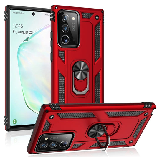Dual-layer TPU PC protective case for Galaxy Note 20+ 5G with rotating stand functionality