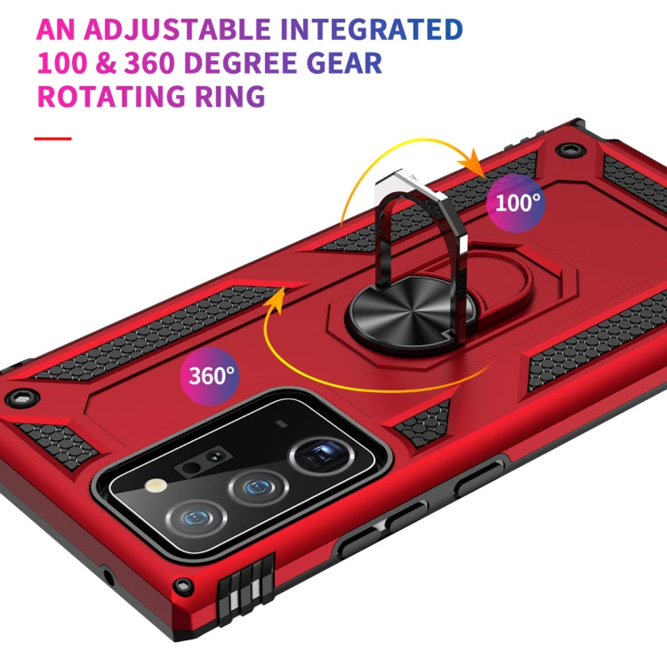 Shockproof TPU + PC Protective Case with 360 Degree Rotating Holder, For Samsung Galaxy Note 20+ 5G