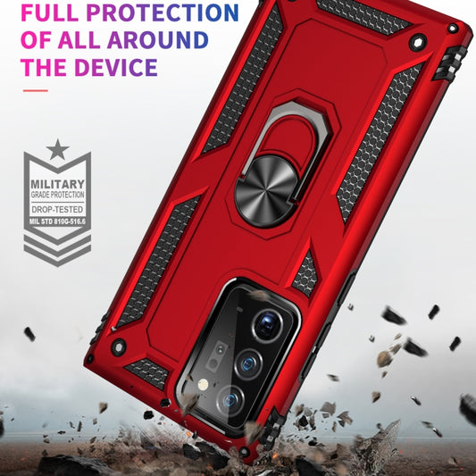 Galaxy Note 20+ 5G case landscape mode using built-in 360 rotating phone stand holder