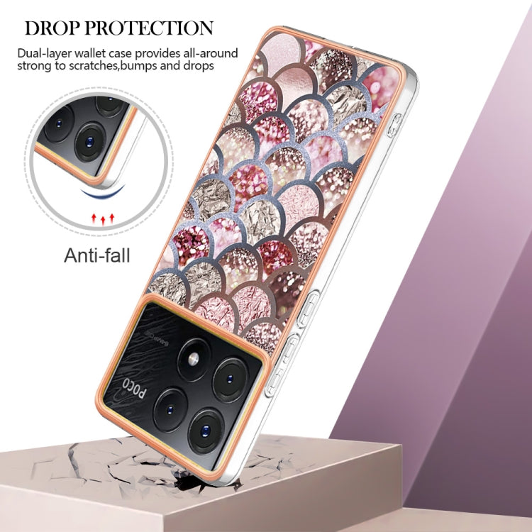 Electroplating IMD TPU Phone Case, For Xiaomi Redmi K70E, For Xiaomi Poco X6 Pro, For Xiaomi Redmi Note 13 5G Global, For Xiaomi Redmi 13C 4G