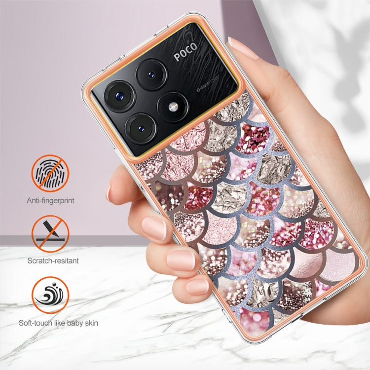 Electroplating IMD TPU Phone Case, For Xiaomi Redmi K70E, For Xiaomi Poco X6 Pro, For Xiaomi Redmi Note 13 5G Global, For Xiaomi Redmi 13C 4G