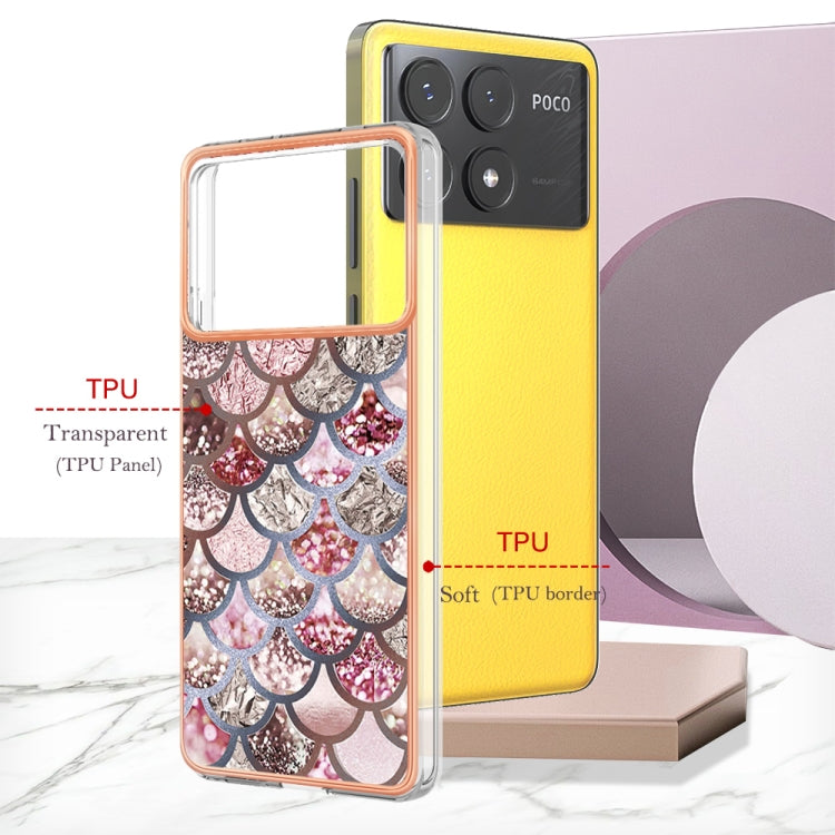 Electroplating IMD TPU Phone Case, For Xiaomi Redmi K70E, For Xiaomi Poco X6 Pro, For Xiaomi Redmi Note 13 5G Global, For Xiaomi Redmi 13C 4G