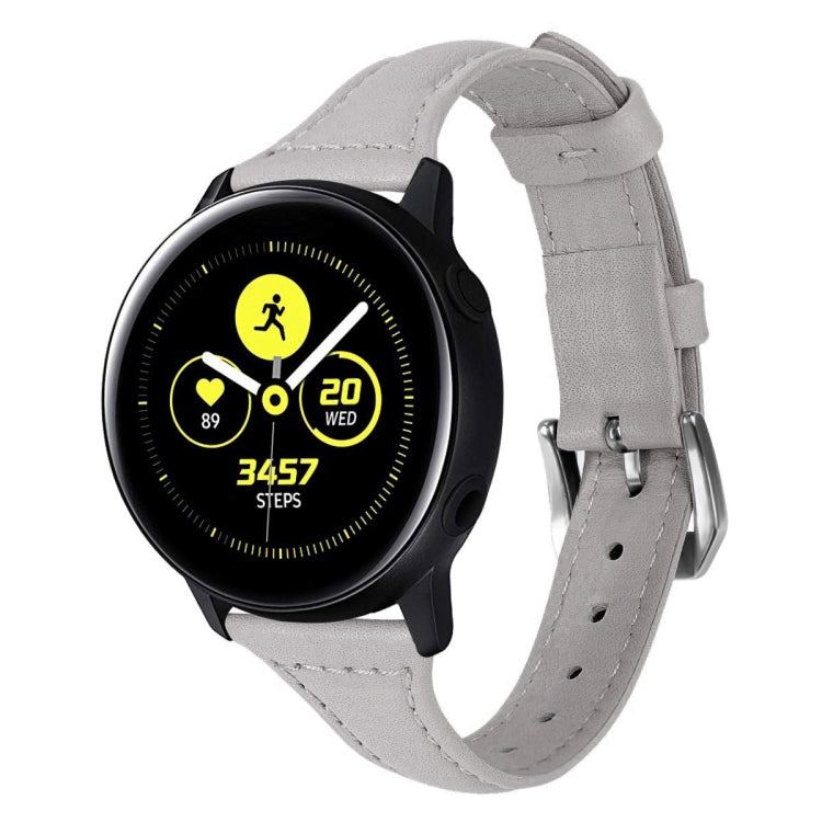 T Slim Leather Watch Band for Samsung Galaxy Watch, 20mm