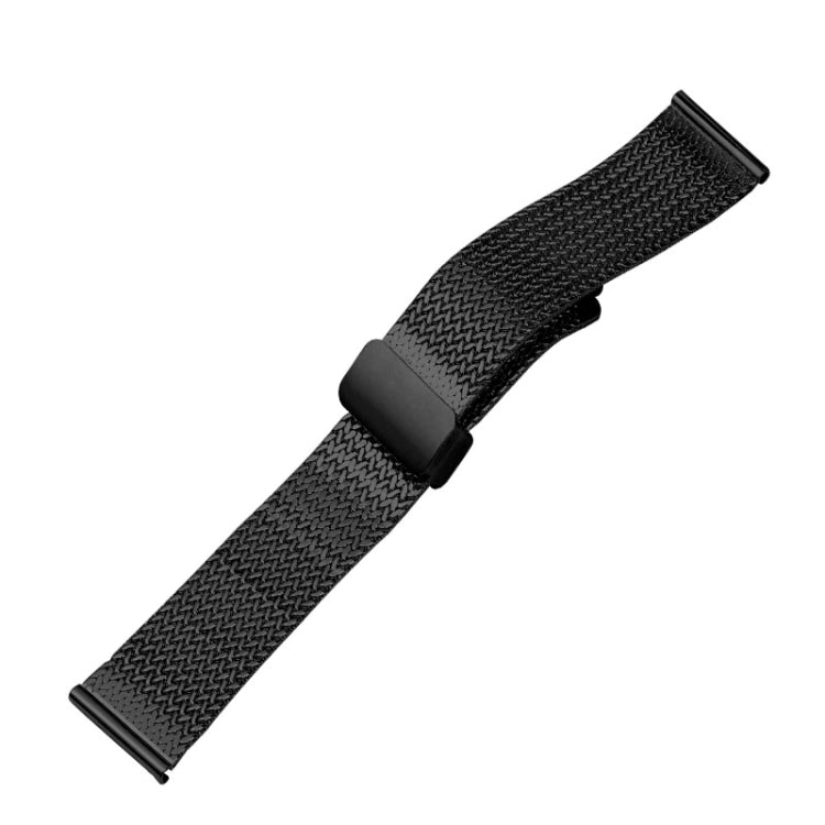 Magnetic Buckle Herringbone Mesh Metal Watch Band, For Apple Watch Series 5 44mm, For Apple Watch Series 5 40mm, For Apple Watch Series 4 44mm, For Apple Watch 42mm