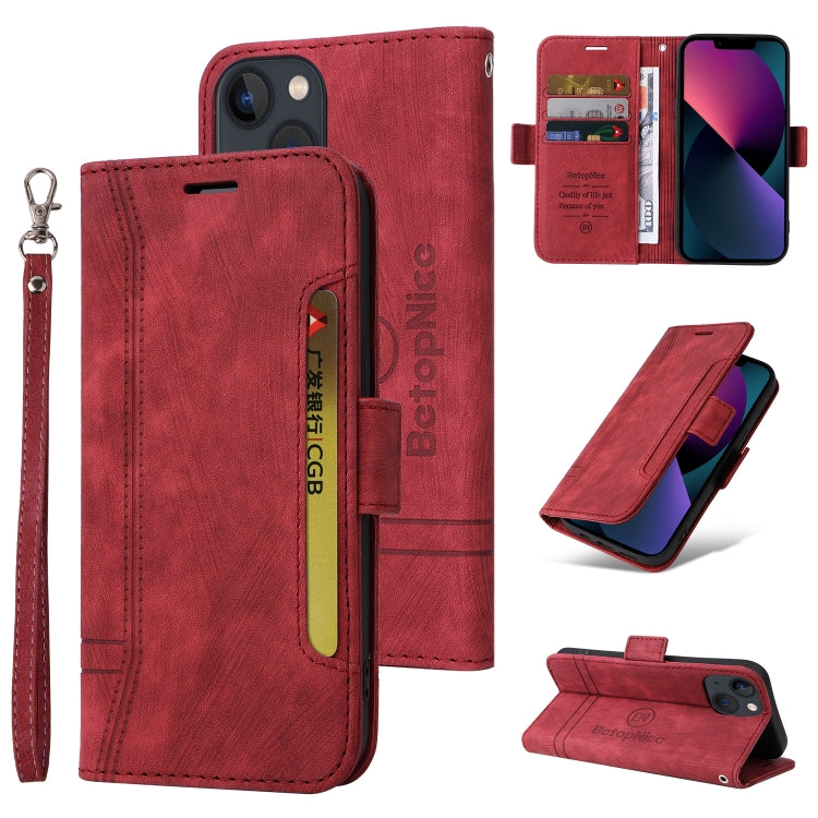 BETOPNICE Dual-side Buckle Leather Phone Case, For iPhone 15 Pro Max, For iPhone 15 Pro, For iPhone 15 Plus, For iPhone 15