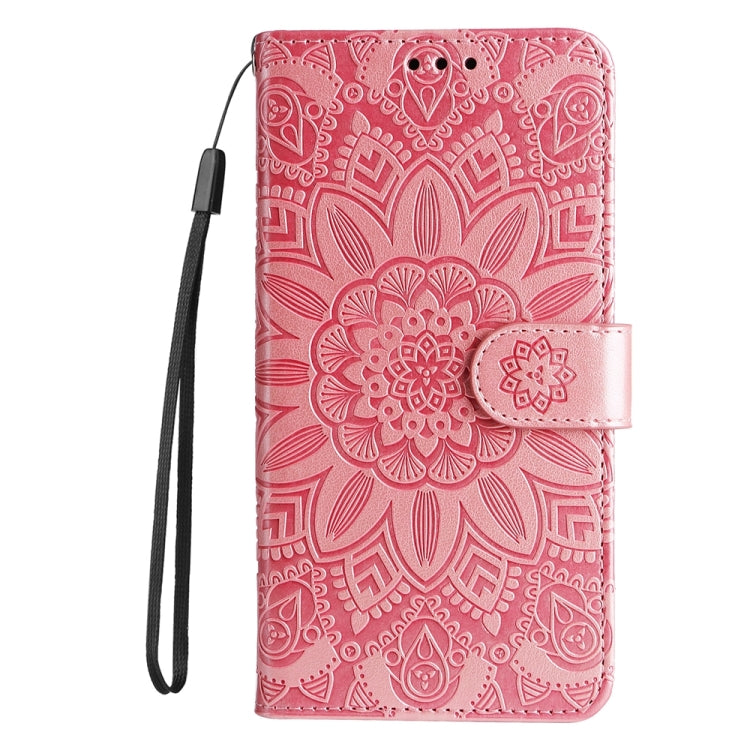 Embossed Sunflower Leather Phone Case, For iPhone 16 Pro Max, For iPhone 16 Pro, For iPhone 16 Plus, For iPhone 16