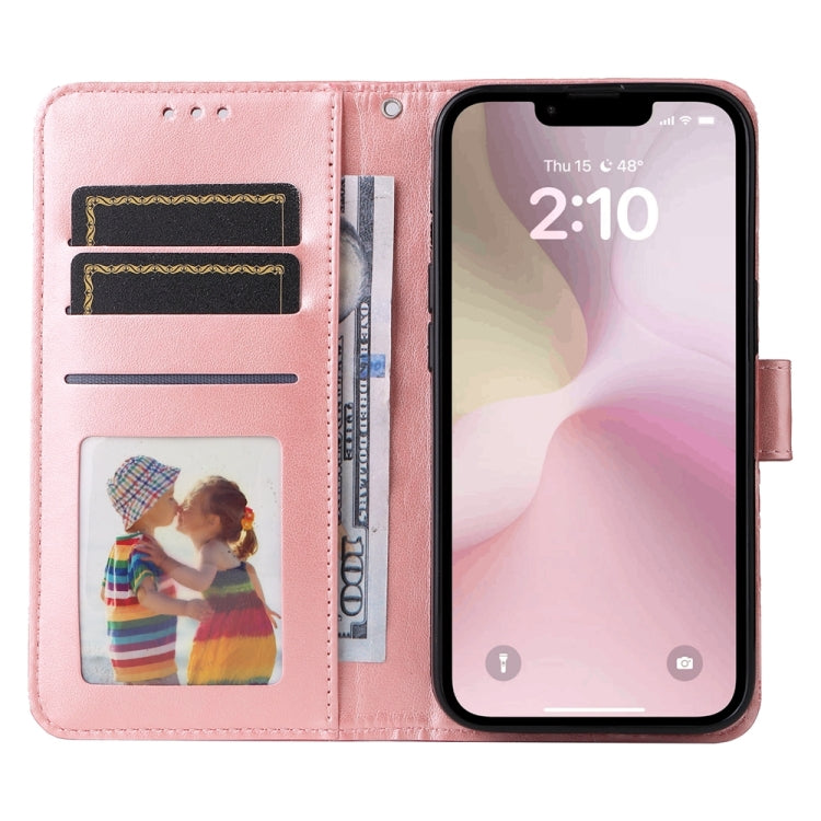 Embossed Sunflower Leather Phone Case, For iPhone 16e, For iPhone 15 Pro Max, For iPhone 15 Pro, For iPhone 15 Plus