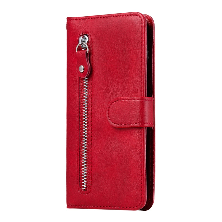 Fashion Calf Texture Zipper Leather Phone Case, For iPhone 15
