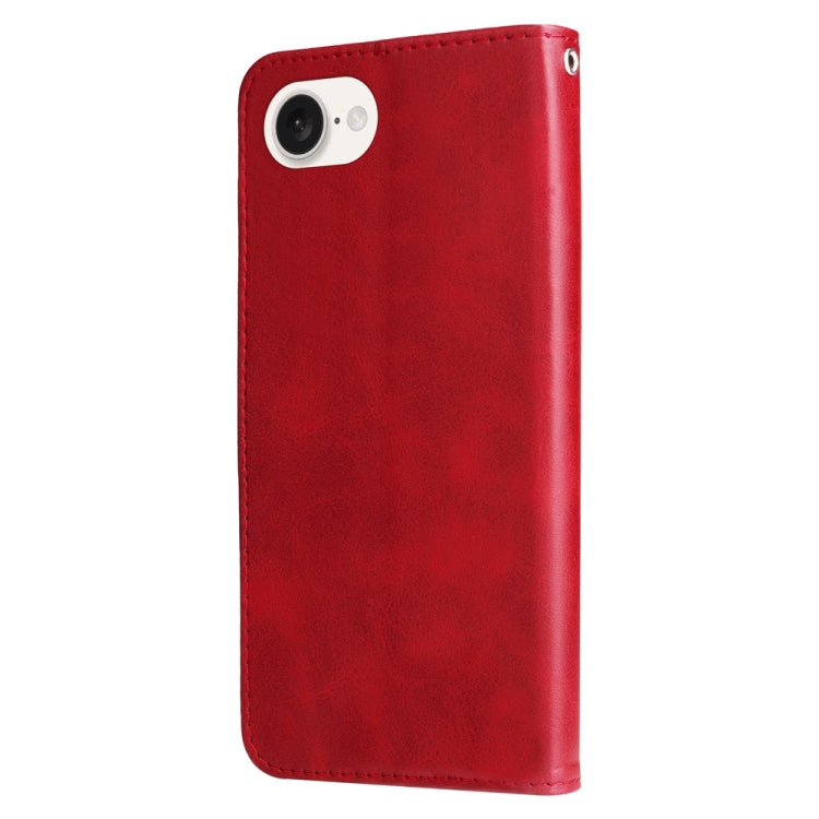 Fashion Calf Texture Zipper Leather Phone Case, For iPhone 16e, For iPhone 15 Pro Max, For iPhone 15 Pro, For iPhone 15 Plus