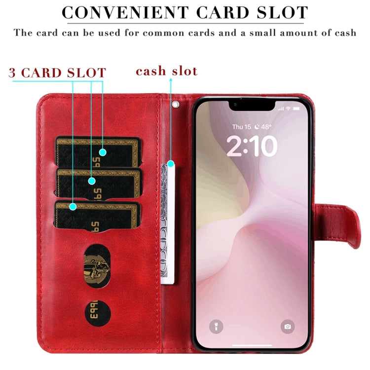 Fashion Calf Texture Zipper Leather Phone Case, For iPhone 16e, For iPhone 15 Pro Max, For iPhone 15 Pro, For iPhone 15 Plus
