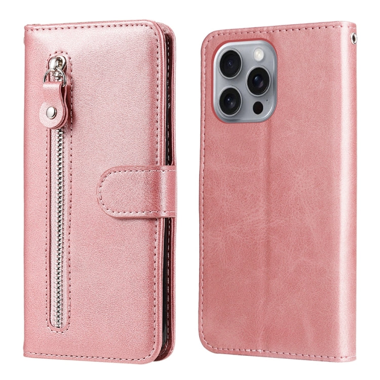 Fashion Calf Texture Zipper Leather Phone Case, For iPhone 16e, For iPhone 15 Pro Max, For iPhone 15 Pro, For iPhone 15 Plus