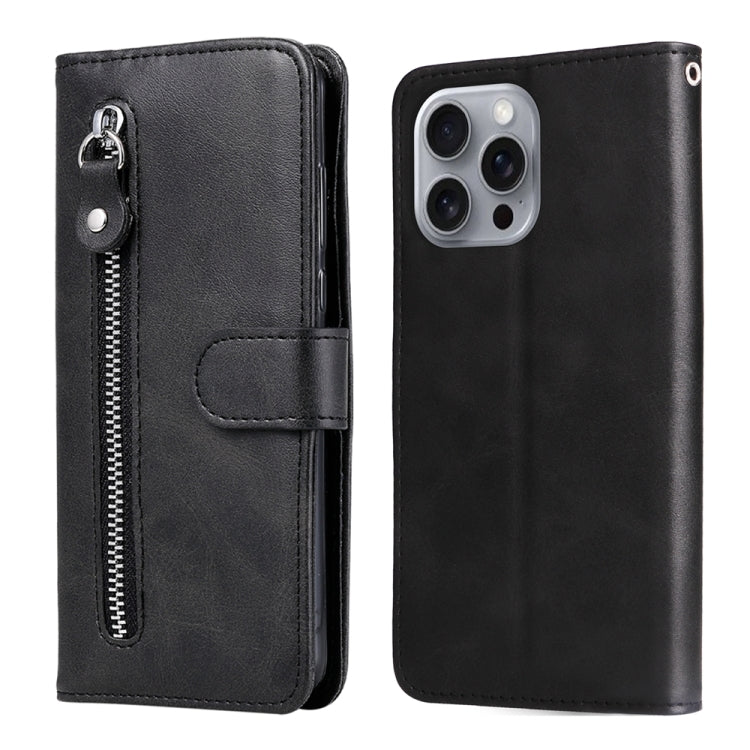 Fashion Calf Texture Zipper Leather Phone Case, For iPhone 16e, For iPhone 15 Pro Max, For iPhone 15 Pro, For iPhone 15 Plus