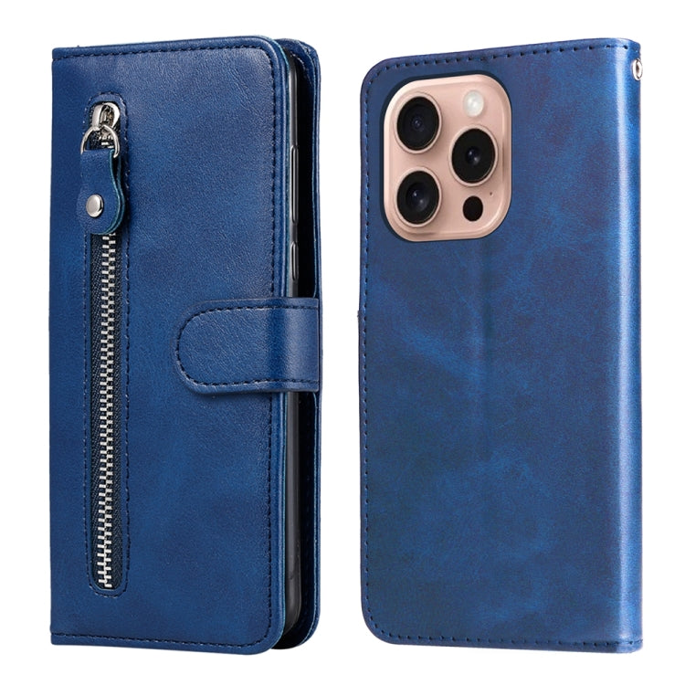 Fashion Calf Texture Zipper Leather Phone Case, For iPhone 16e, For iPhone 15 Pro Max, For iPhone 15 Pro, For iPhone 15 Plus