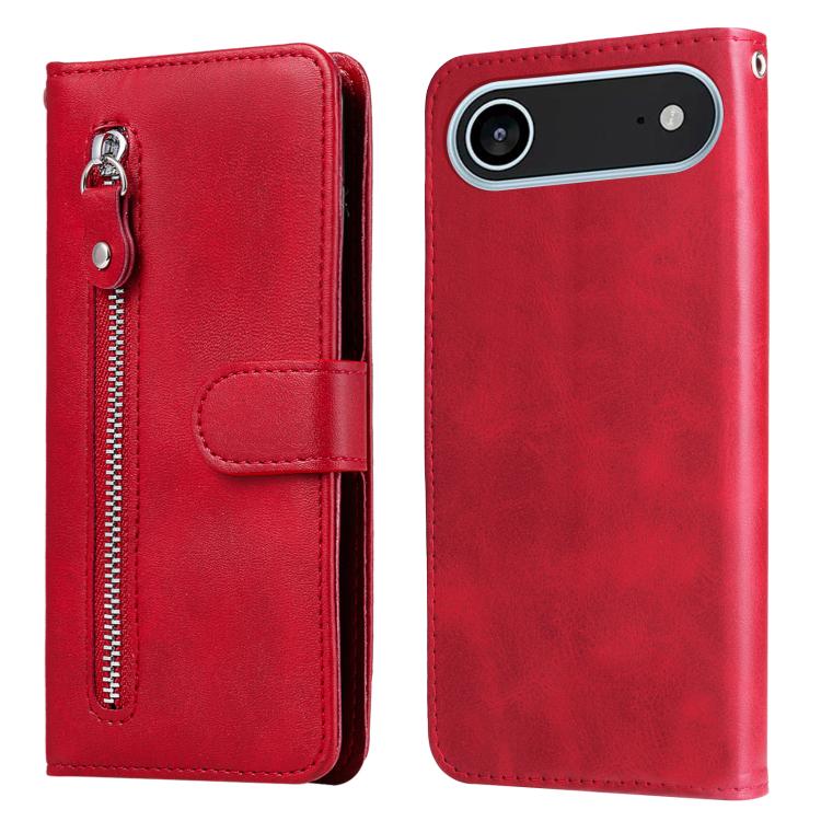 Fashion Calf Texture Zipper Leather Phone Case, For iPhone 16e, For iPhone 15 Pro Max, For iPhone 15 Pro, For iPhone 15 Plus